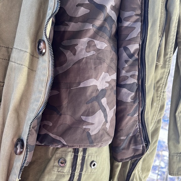 ZARA Man Hooded Parka with removable insulated lining - Picture 2 of 2